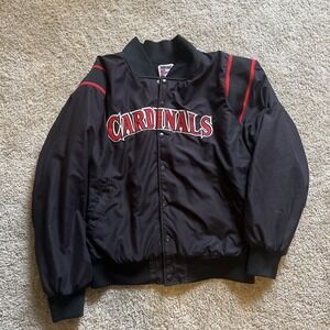 Vintage 90s Player Issued University Of Louisville Bomber Jacket‎ Men's Large